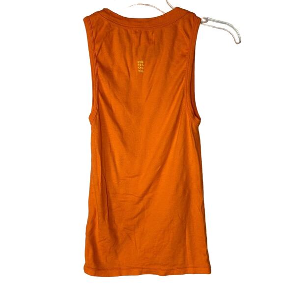 One Teaspoon Logo Tank Top Activewear shirt - ORANGE - Picture 4 of 4